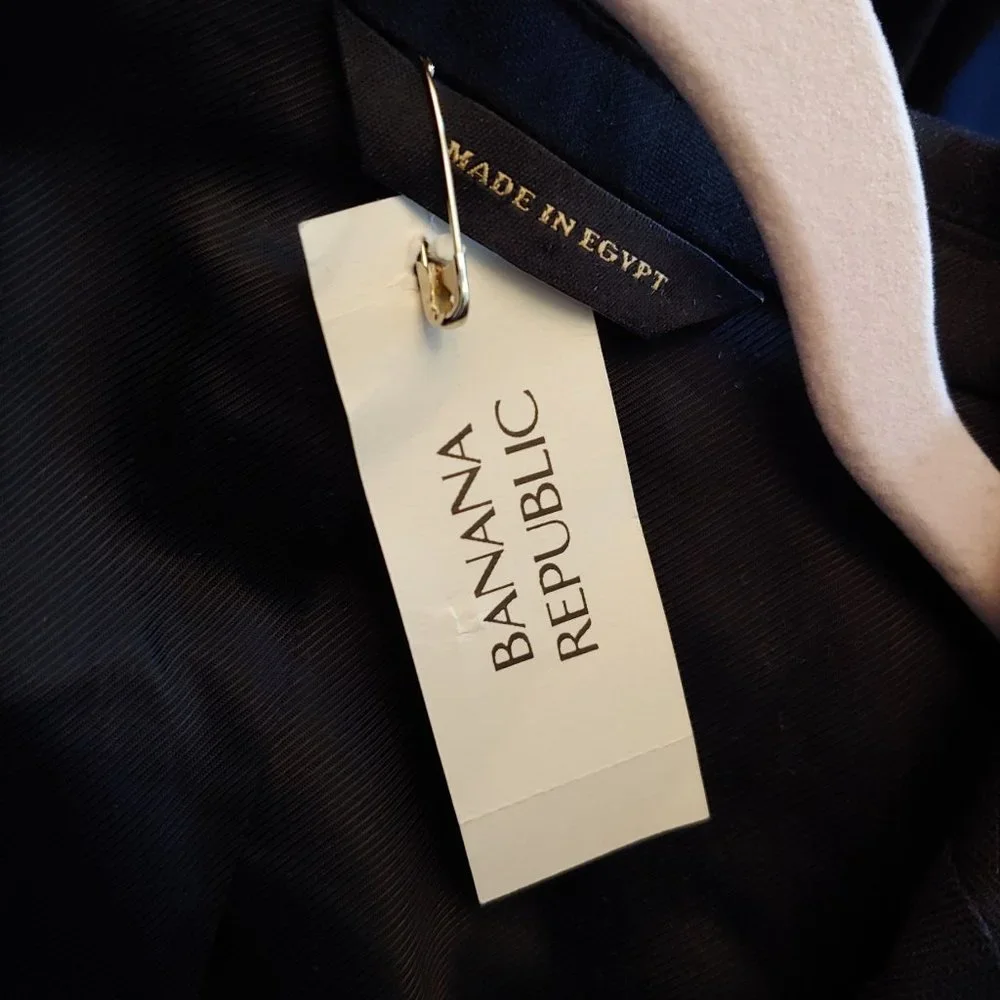 NWT mens Banana Republic 2 button navy blazer 40R